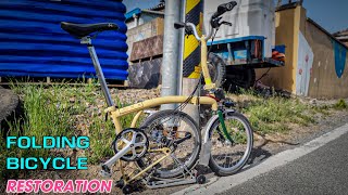 Full Restoration  Folding Bicycle PART 2 [upl. by Illil]