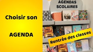 CHOISIR SON AGENDA pour la rentrée des classes FOURNITURES SCOLAIRES [upl. by Arutak615]