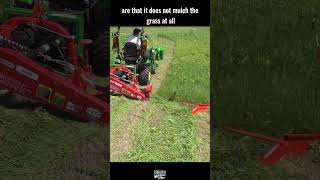 Sickle Bar Mower on John Deere 1025R Subcompact Tractor [upl. by Aubine]