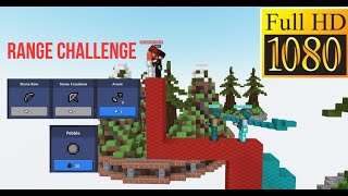 Bloxdio Bedwars  Attempting the range challenge feat Szsupremacy [upl. by Werby]