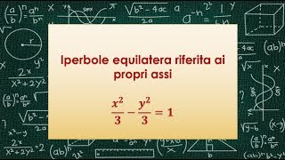 Iperbole equilatera riferita ai propri assi [upl. by Katonah]