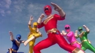 First Morph and Fight  Power Rangers vs Cogs  Legacy Zeonizer  Zeo  Power Rangers Official [upl. by Moor]