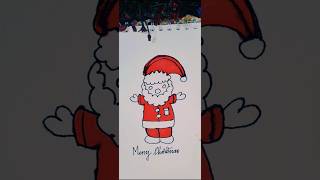 How to draw Santa Claus A StepbyStep Guideshortsviralsanta [upl. by Nirret]