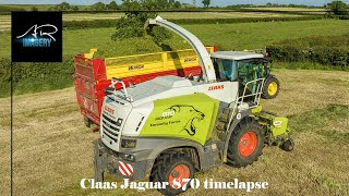 Connolloy Farms Claas 870 timelapse at Silage [upl. by Amberly]