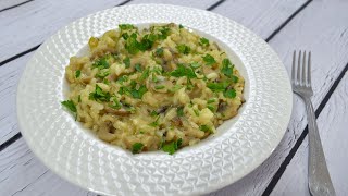 Risotto z pieczarkami  Jak zrobić  Smakowite Dania [upl. by Margaretha]