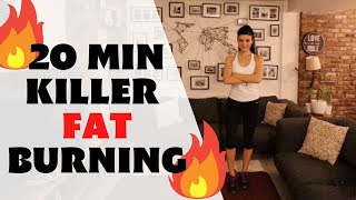 KILLER FAT BURNING FULL BODY WORKOUT  20 MINUTES [upl. by Aivatco31]