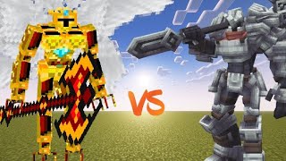 Colossus VS Draconic ServantMinecraft Mob Battle [upl. by Maighdlin256]