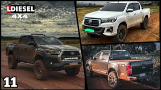 Amarok v6 Hilux s10 Ranger DogRam As Mais Brutas🇧🇷 Part11🔥 [upl. by Tung]