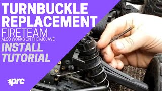 HOW TO Install New Turnbuckles in the Arrma Fireteam Will work on the Mojave [upl. by Tamar]