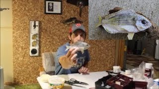 How to Mount a Saltwater Fish  Step by Step Guide [upl. by Risser]