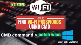 How to Get WiFi Passwords for Previously Connected Networks Using CMD 2024 Guide [upl. by Vidovik]