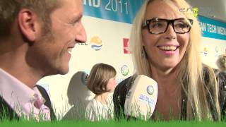 Natascha Ochsenknecht auf dem grünen Teppich CTMA 2011 [upl. by Ydahs]