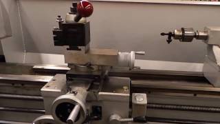 TURN PRO 14 40 Gear Drive Precision Lathe Operation Video [upl. by Sue]