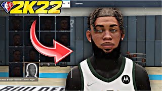 THE BEST COMP FACE CREATION IN NBA 2K22 BEST DRIPPY FACE CREATION NEXT GEN [upl. by Seppala]