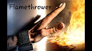 DIY Make wrist Flamethrower  AT HOME [upl. by Etteloc121]