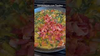 Verdolagas con Tocino parati comidamexicana food subscribe parati fyp easymeals mexicanfood [upl. by Atterahs]