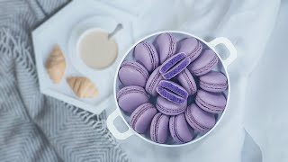 How to make perfect macarons with hand mixer macaronage oven drying 실패없는 마카롱 만들기핸드믹서 기계나쥬고온열풍건조 [upl. by Eiznekcam]