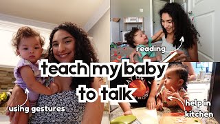 TODDLER FIRST WORD TIPS  reading routines and interactions [upl. by Sumaes]