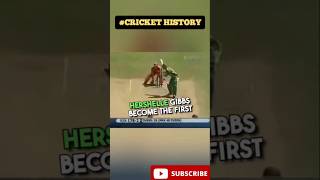 First 6 sixs in Cricket History cricketshorts herschellegibbs cricket iccworldcup cricketinfo [upl. by Aralomo]