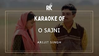 O Sajni Re Karaoke With Lyrics  High Quality Karaoke Tracks  Regional Karaoke [upl. by Nednal570]