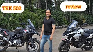 Benelli TRK 502 BS6 review  TRK ON ROAD PRICE SK UK09 [upl. by Lebiralc]