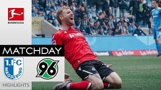 Magdeburg vs Hannover 96  03  Highlights 2 Bundesliga 2024 [upl. by Lebbie]