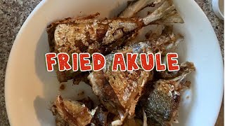 How to cook simple Akule Bigeye Scad recipe local favorite [upl. by Ahseki]