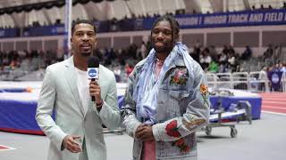 Track world champion Noah Lyles at 2024 NCAA indoor track and field championships [upl. by Soni]