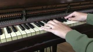 Hollow Knight OST “Dirtmouth”  played on a 100yearold piano [upl. by Mylan]