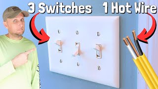 How Do They Wire Up Multiple Switches With Just 1 Hot Wire What Many Dont Know [upl. by Conner]