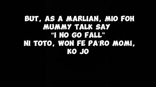 Naira marley  On My Own OMO LYRICS [upl. by Maddy]