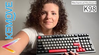 KEMOVE K98  Ottima tastiera meccanica gaming  Recensione [upl. by Alodee782]