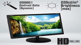 ZEBRONICS ZebV19Hd 185 Inch Led Monitor with Supporting Hdmi Vga Input Hd 1366 X 768 Pixels [upl. by Ytsud]