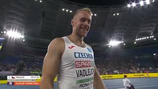 Top 3 mens javelin throw Rome 2024 [upl. by Nashom]