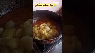 Aalu aur masroom ki sabji  sort food new  recipe  viral  cooking  trading 2024 [upl. by Mines]