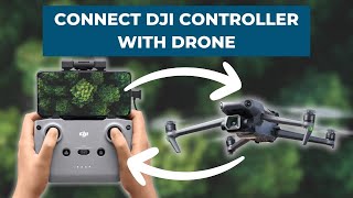 How To Connect the DJI Fly App to Your Drone [upl. by Ytsirk]