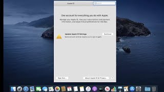 Mac keeps Saying Update Apple ID Settings and Verification Failed in macOS Catalina  Fixed [upl. by Airalednac]