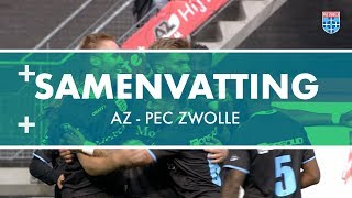 Samenvatting AZ  PEC Zwolle [upl. by Gillette429]