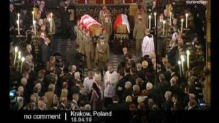 Lech Kaczynskis funeral [upl. by Ming]