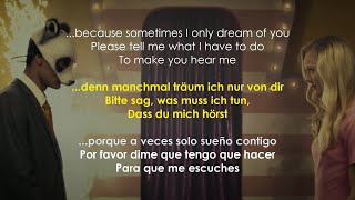 CRO  Traum Lyrics  Text  Letra español [upl. by Akeim]