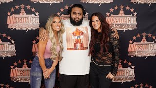 WrestleCon 2024 Philadelphia Day 3 Team Bestie Trish Stratus and Lita [upl. by Hamner]