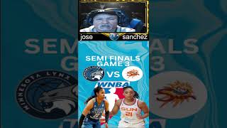 WNBA SEMI FINALS GAME 3  MINNESOTA LYNX VS CONNECTICUT SUN [upl. by Tallou]