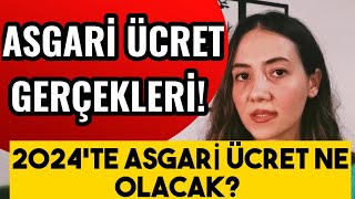 ASGARİ ÜCRET 2024 NE KADAR OLACAK 2024te ASGARİ ÜCRET NE OLUR asgariucret asgariücret2024 [upl. by Aneetsyrk]