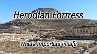 The Herodian Fortress Herodium King Herods Palace Fortress Bethlehem Israel Tour of Herodian [upl. by Novej]