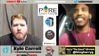 Harry quotThe Stormquot Germain Turnhout TopAction Fights PreFight Interview  CCMMA Podcast [upl. by Eiresed]