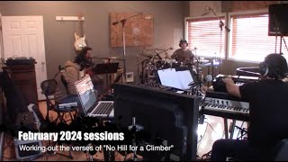 Neal Morse amp The Resonance work on the title track of quotNo Hill For A Climberquot [upl. by Zusman]