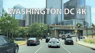 Washington DC 4K  Driving Downtown  Summer 2024  USA [upl. by Sula]