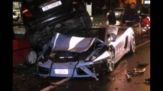 INCREDIBLE ITALIAN POLICE LAMBORGHINI CRASH [upl. by Elfie79]