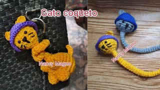 GENIAL 😻😻 GATO CUELLO LARGO para llavero MUY FÁCIL A CROCHET REGALO DÍA DEL AMOR Y LA AMISTAD [upl. by Sharai]