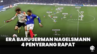 Jerman 20 Perancis  Taktik Nagelsmann  Kroos Deep Playmaker Kimmich Fullback 4 Penyerang Rapat [upl. by Natloz458]